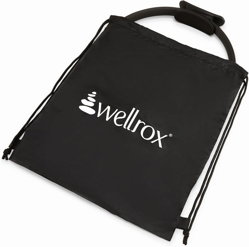 Wellrox Pilates Ring and Carrying Bag- Lightweight Magic Circle Yoga Ring- Core, Thigh and Arm Exerciser for Yoga, Pilates, Strength Training (15 inches) - Image 2